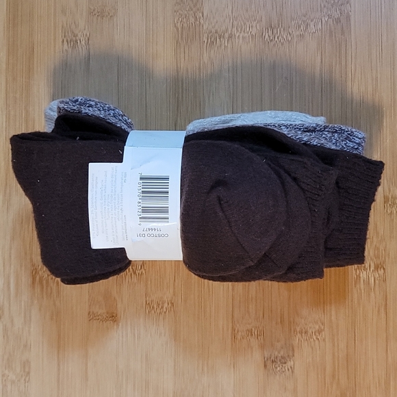 Esprit womens socks, foot size 4 to 10, 4 pack, 2 dark brown, 1 cream, 1 mixed - Picture 3 of 4